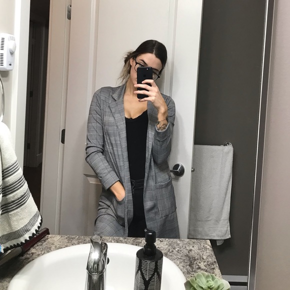 Gingham lightweight trench coat